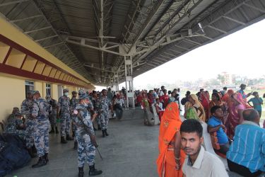 In Janakpurdham Railway Station