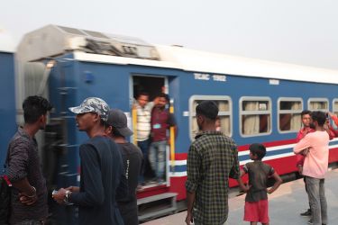 In Janakpurdham Railway Station
