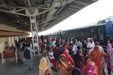 In Janakpurdham Railway Station