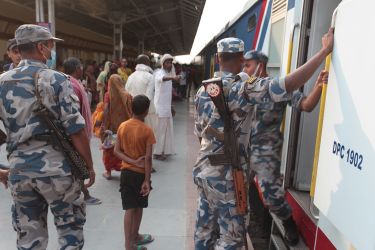 In Janakpurdham Railway Station