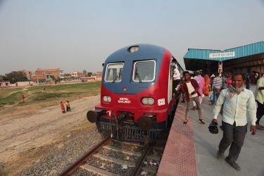 In Janakpurdham Railway Station