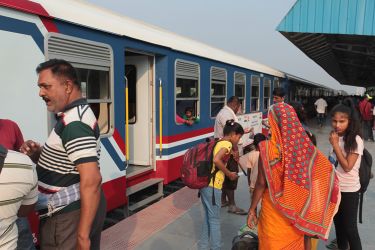 In Janakpurdham Railway Station