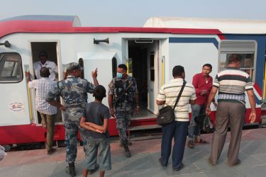 In Janakpurdham Railway Station