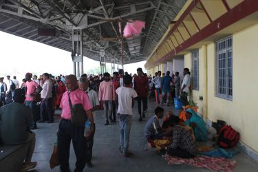 In Janakpurdham Railway Station